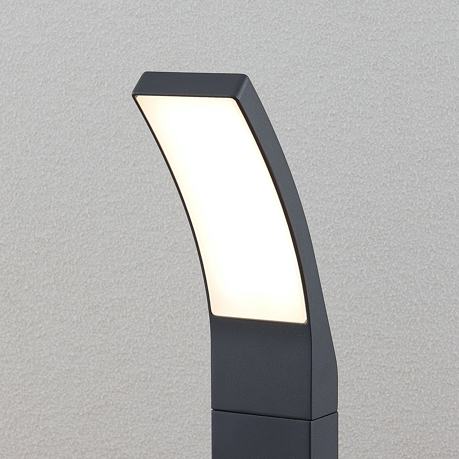 Lindby Wegeleuchte Gartenleuchte Ilvita LED Pollerleuchte anthrazit 60cm IP54 - 4251096561999