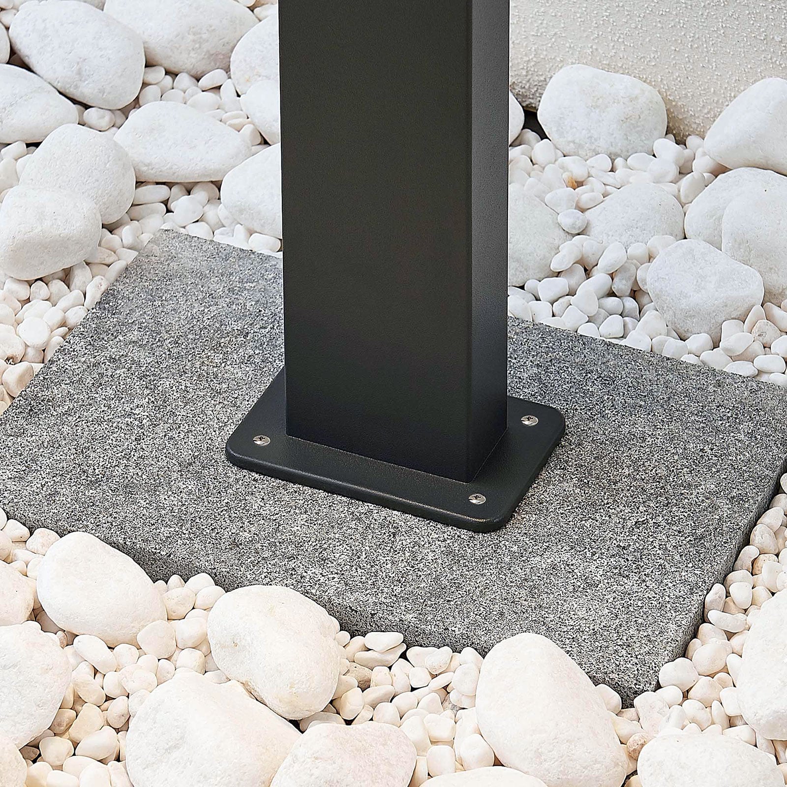 Lindby Wegeleuchte Gartenleuchte Ilvita LED Pollerleuchte anthrazit 60cm IP54 - 4251096561999