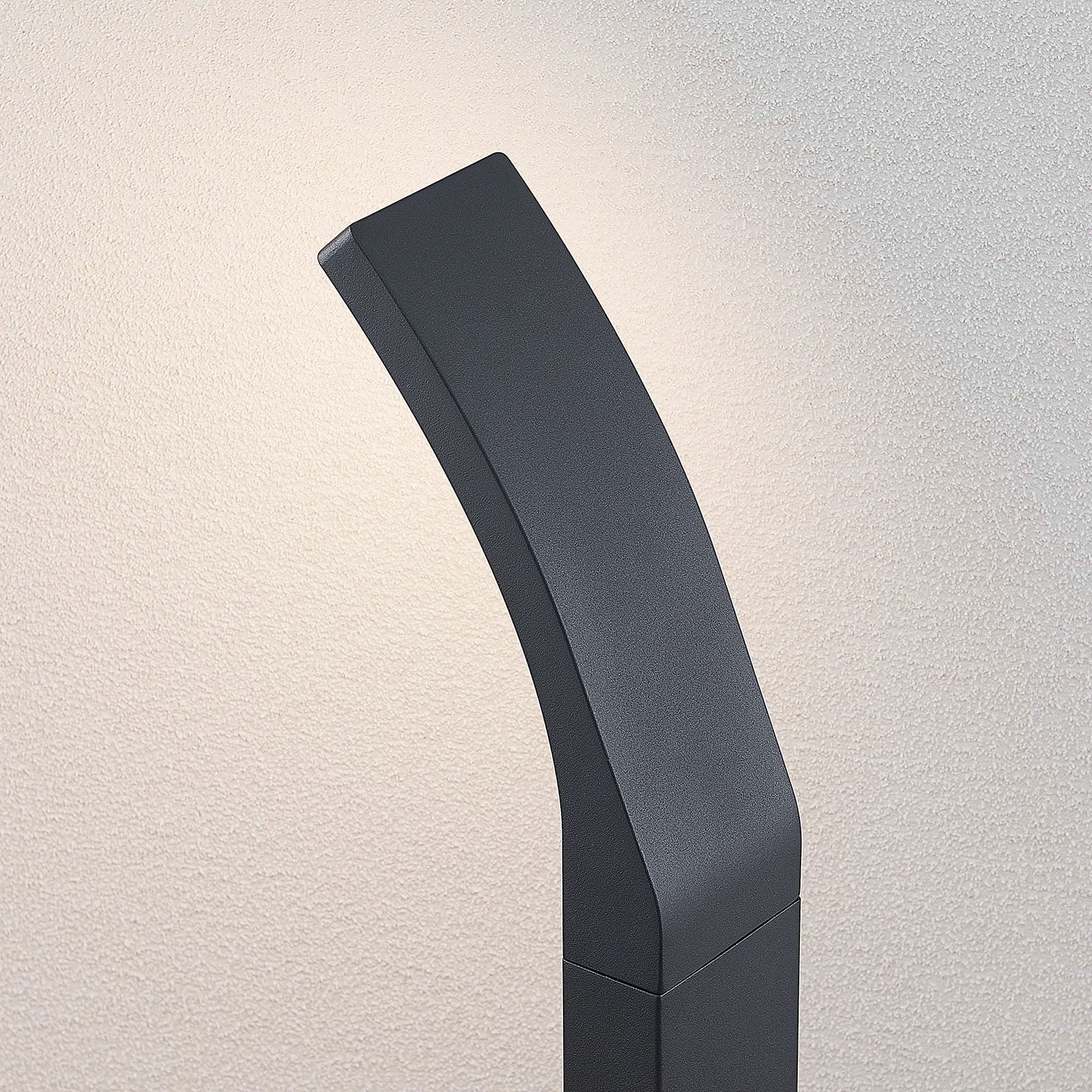 Lindby Wegeleuchte Gartenleuchte Ilvita LED Pollerleuchte anthrazit 60cm IP54 - 4251096561999