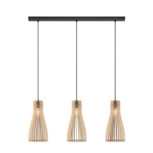 B-Ware Envostar Hängeleuchte Furn LED Pendelleuchte Lampe dimmbar schwarz 100x20cm