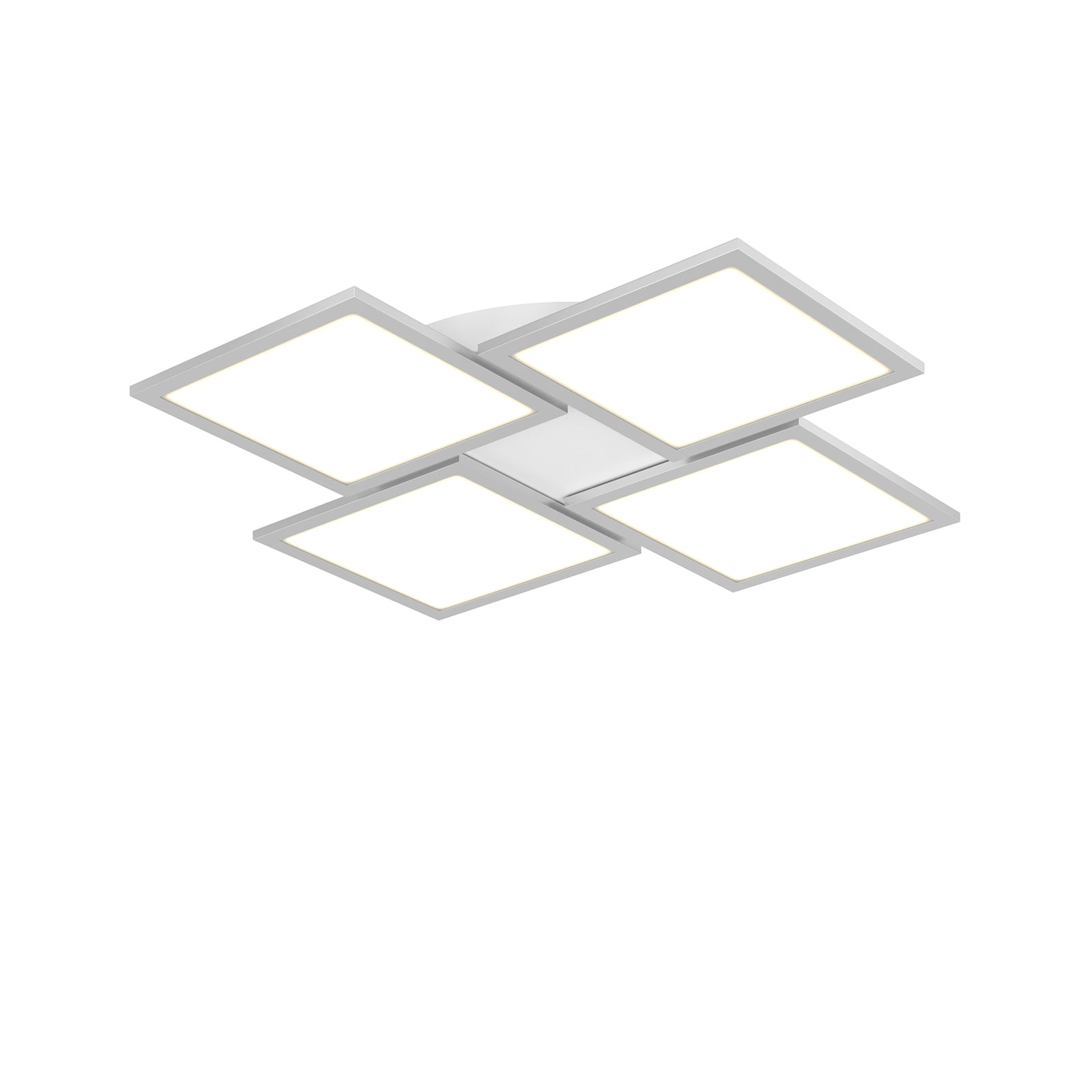 Lucande Deckenlampe Ilira LED dimmbar 4-flg silber CCT Nachtlichtfunktion - 4251096561586
