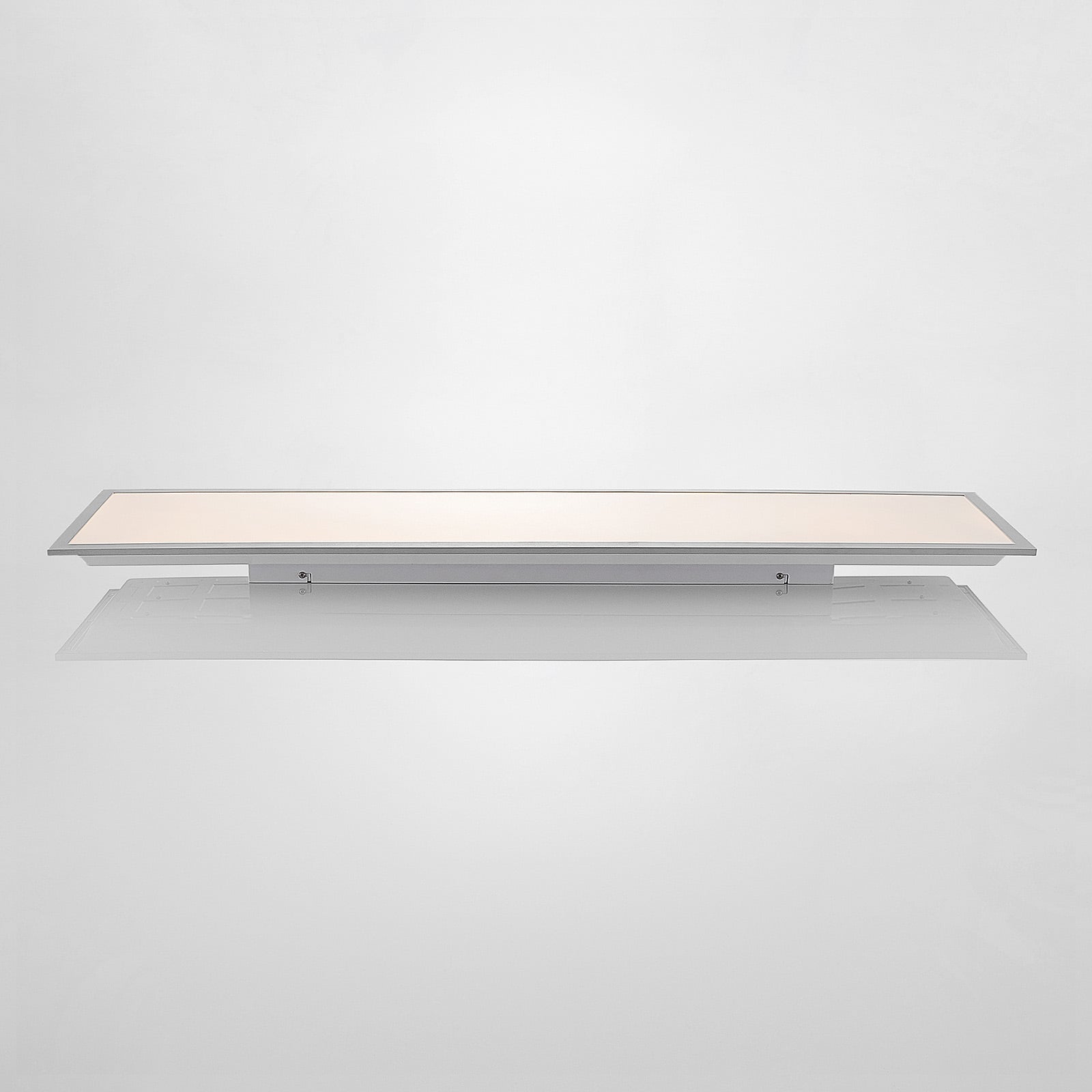 Lindby LED-Panel Stenley dimmbar CCT 3000K-6500K Leuchte 120x30cm silber weiß - 4251096571585