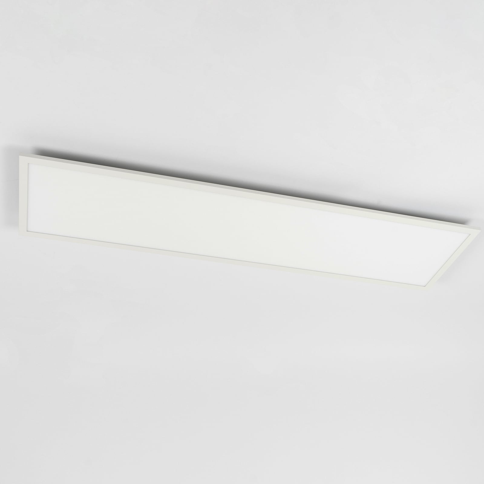 Lindby LED-Panel Luay Hängeleuchte dimmbar CCT Nachtlichtfunktion 120x30cm - 4251096581638