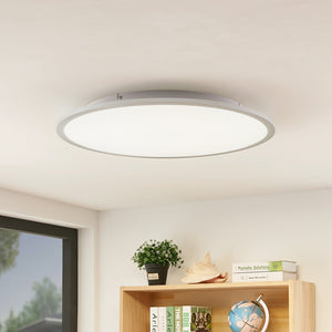 B-Ware Lindby Deckenlampe Deckenleuchte Narima LED Lampe Leuchte flach weiß Ø60cm