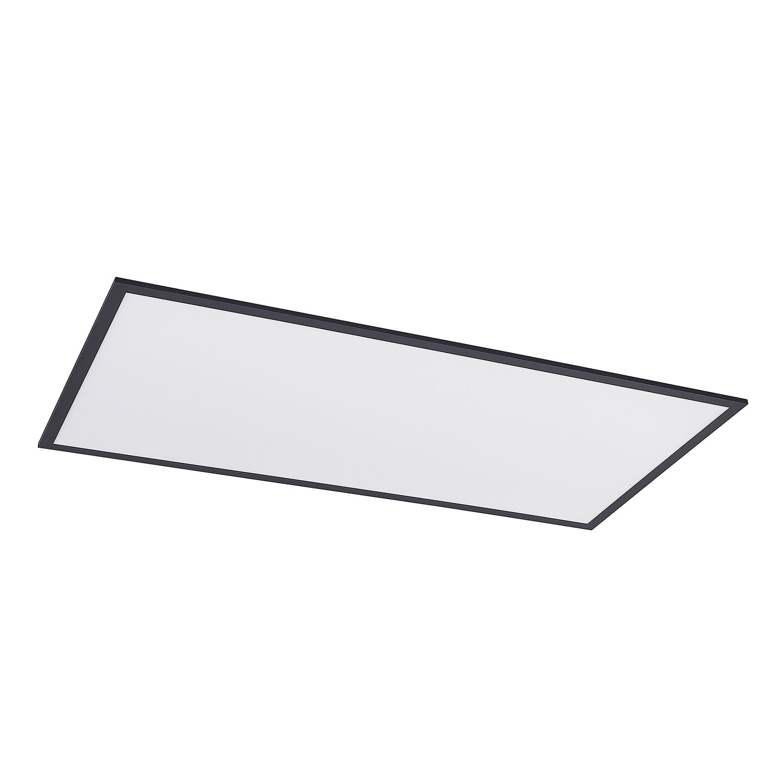 Lindby Deckenlampe Nelios LED Lampe dimmbar schwarz 120x60cm CCT 2700K-6500K - 4251911739411