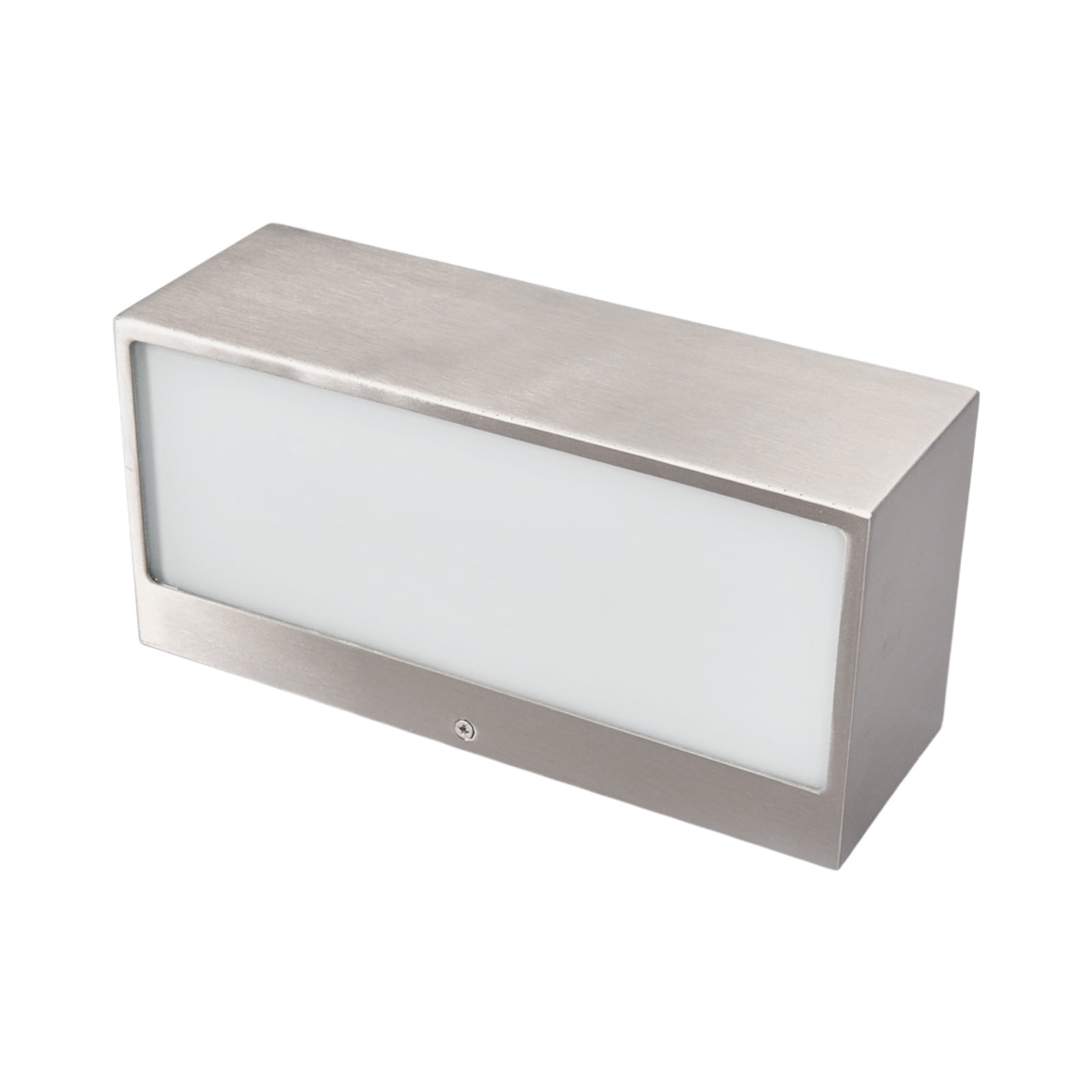 Lindby Außenwandleuchte Leonora LED Gartenlampe Edelstahl 20cm dimmbar IP44 weiß - 4251096502589