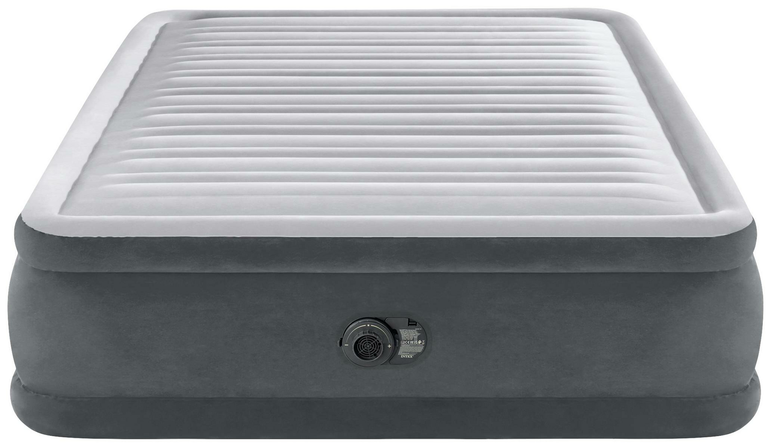 Matelas gonflable Intex ComfortPlush Queen avec pompe interne 220/40 V, gris