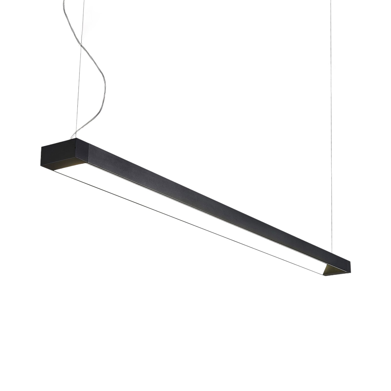 Arcchio Pendellampe Hängeleuchte Cuna LED Lampe Leuchte schwarz 162x11,5cm - 4251096568554