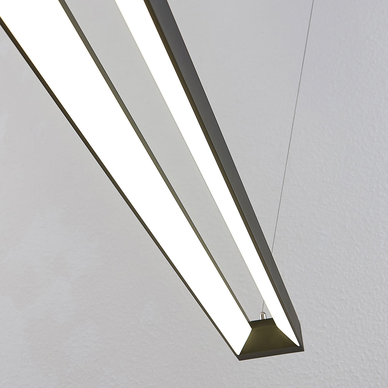Arcchio Pendellampe Hängeleuchte Cuna LED Lampe Leuchte schwarz 162x11,5cm - 4251096568554