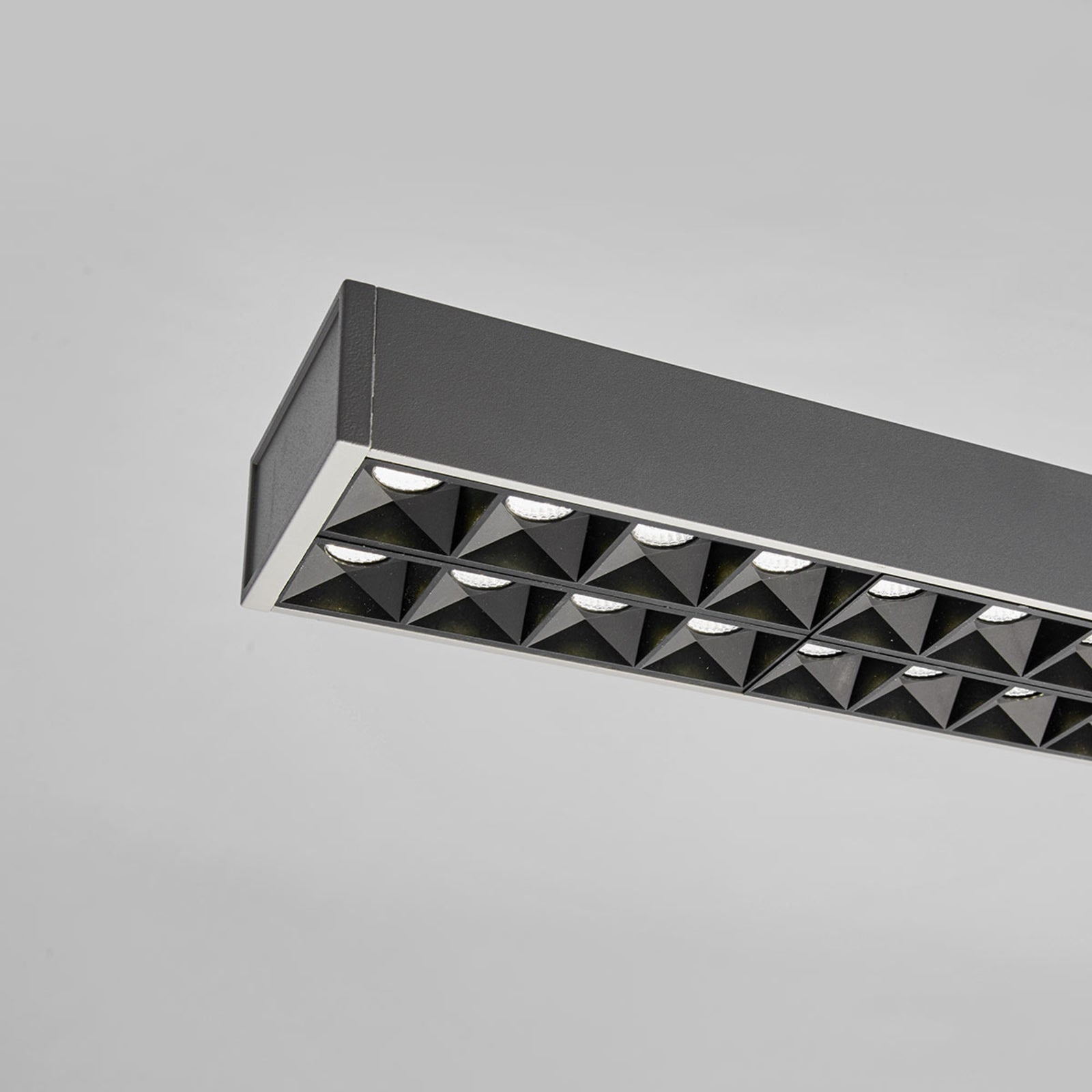 Arcchio Pendelleuchte Jolinda LED Hängelampe silber 118cm Büroleuchte 7970lm - 4251096542455