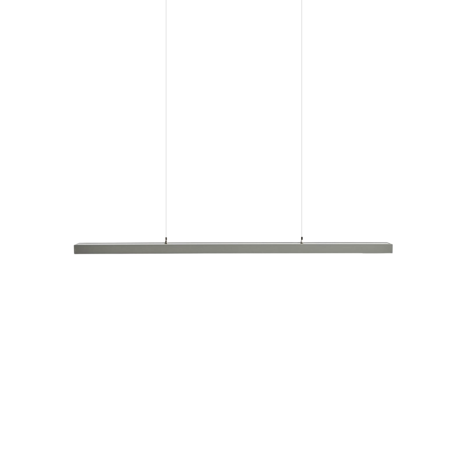 Arcchio Pendelleuchte Jolinda LED Hängelampe silber 118cm Büroleuchte 7970lm - 4251096542455