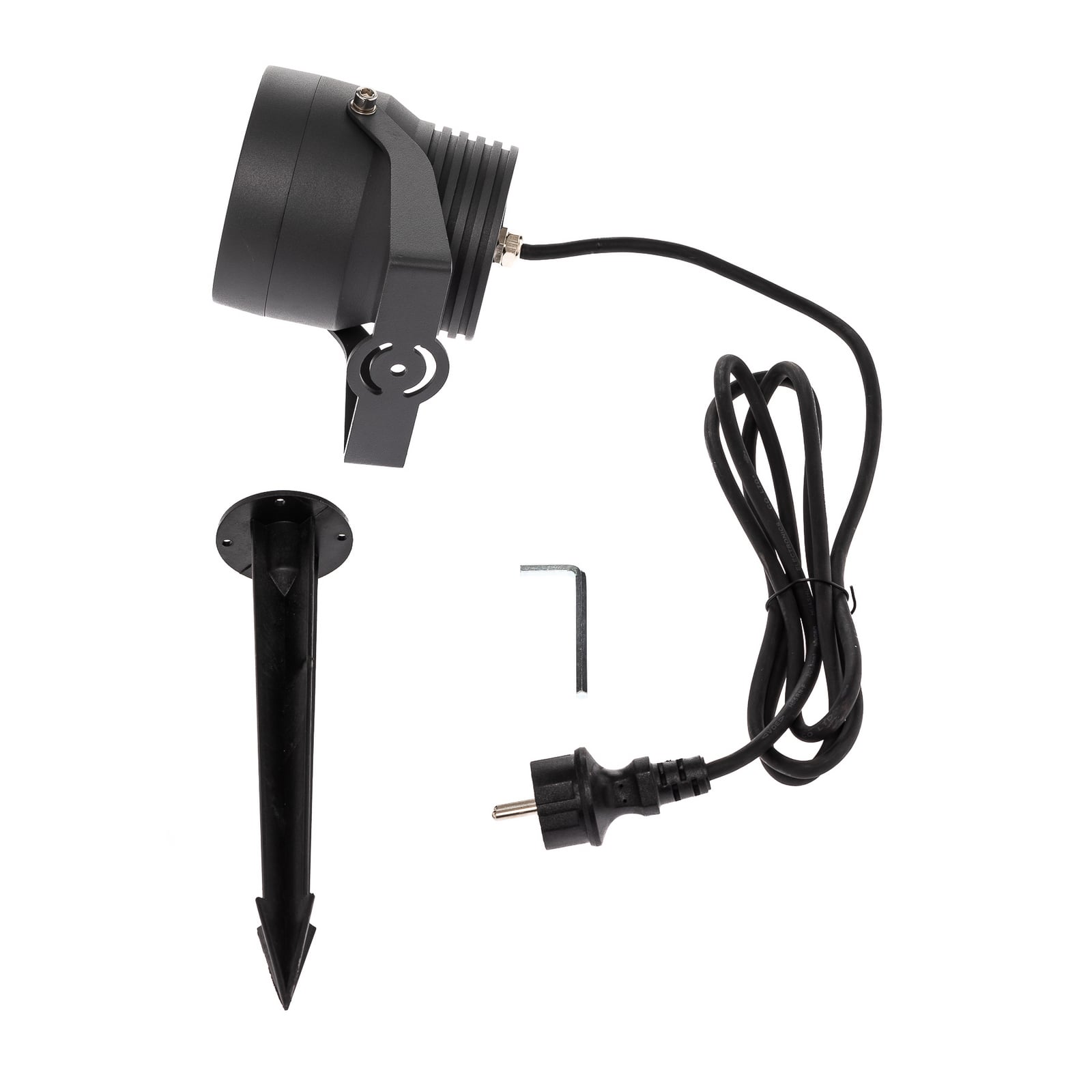Lucande Außenstrahler Außenleuchte Irina LED warmweiß 2m Kabel Leuchte Lampe - 4251096538021