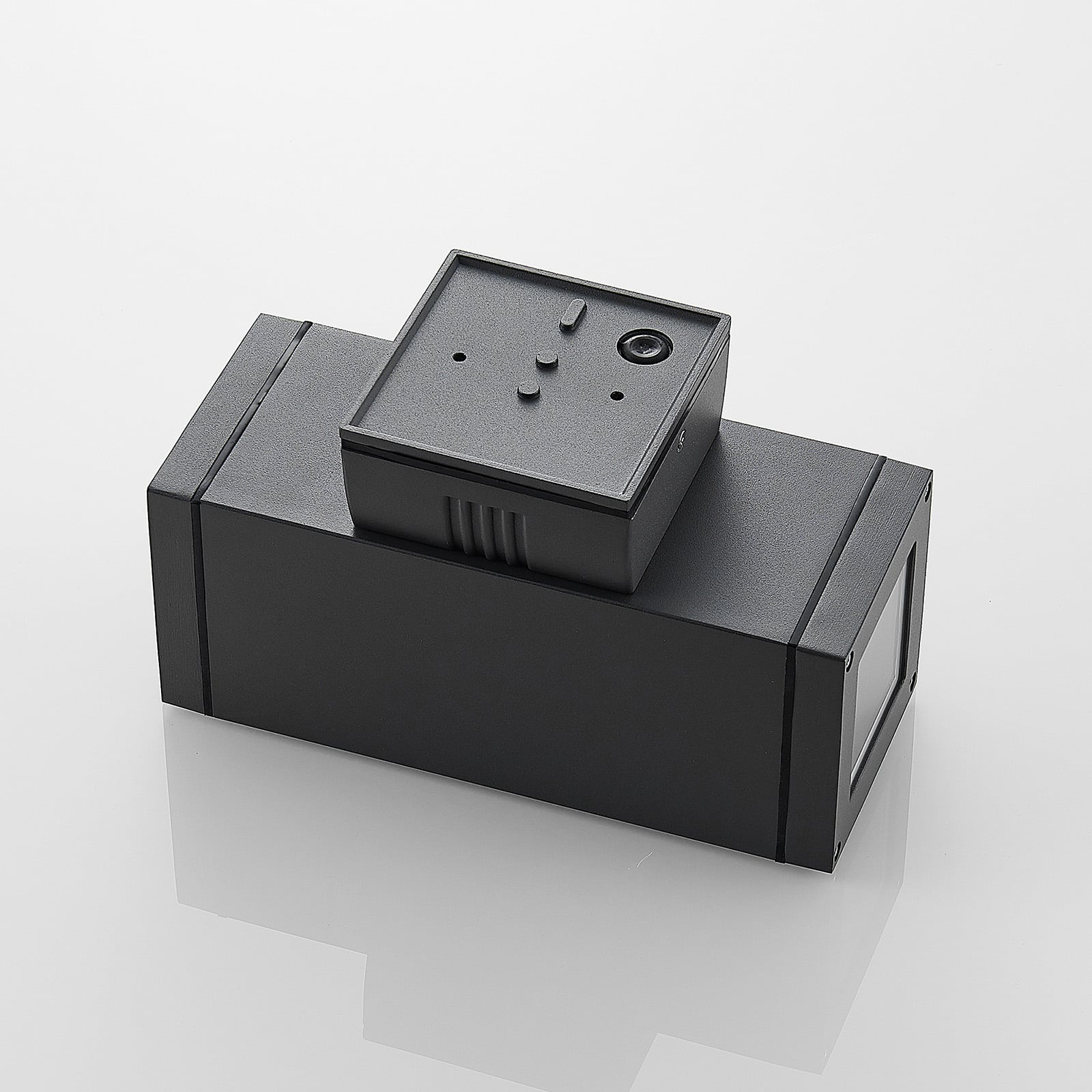 Lucande Außenwandleuchte 2-flammig E27 dimmbar IP54 dunkelgrau Aluminium Leuchte - 4251096569353