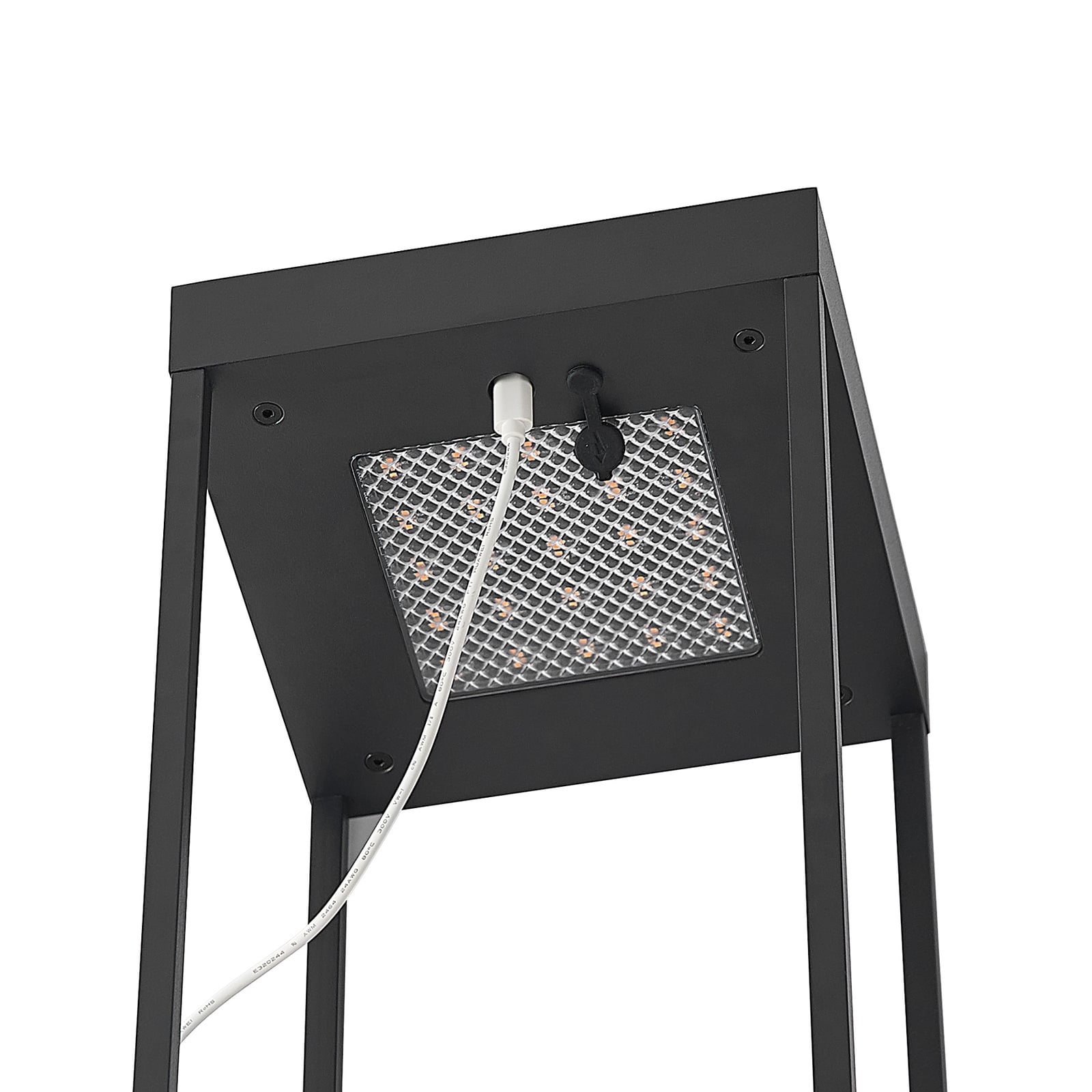 Lucande Gartenleuchte Außenleuchte Lynzy LED dimmbar schwarz 58cm IP65 Metall - 4251911700084
