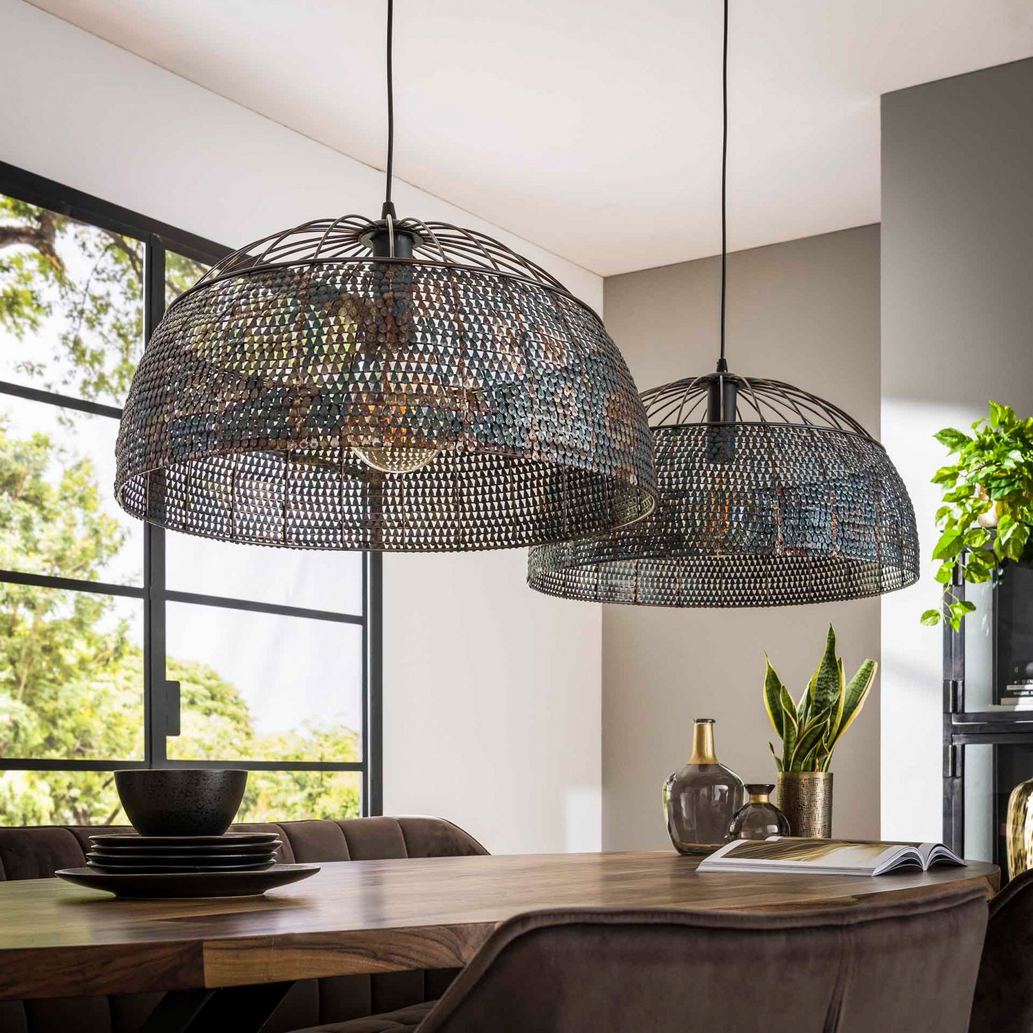 B-Ware Setengah Hängeleuchte Hängelampe Leuchte Lampe Pendelleuchte Pendellampe Li227