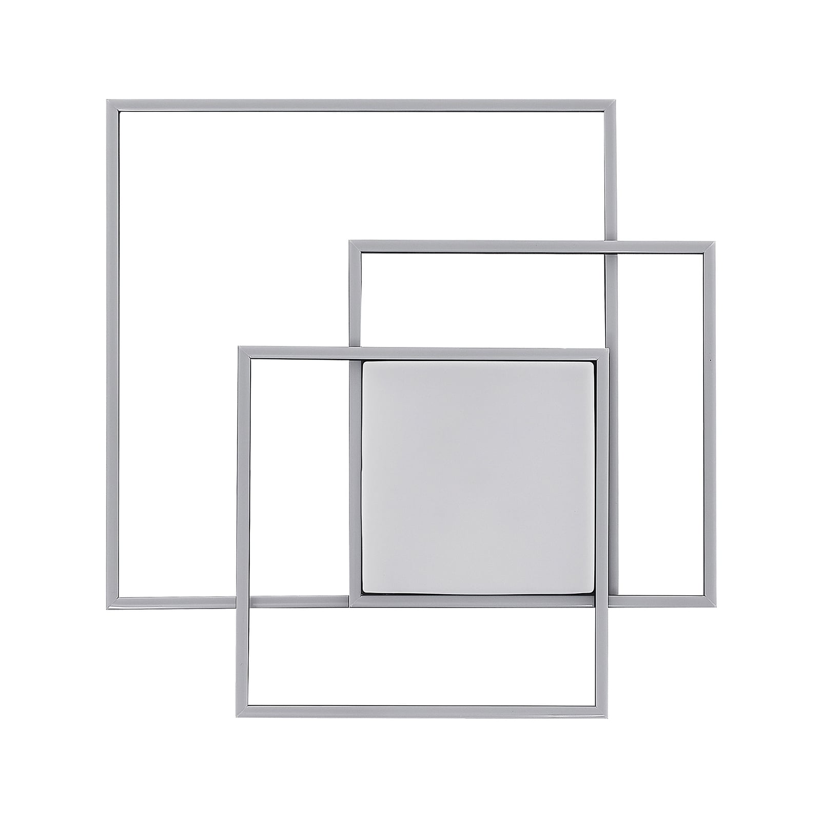 Lindby Deckenleuchte Nelinka LED Lampe Leuchte schwarz Aluminium 60x58,5cm - 4251911725469