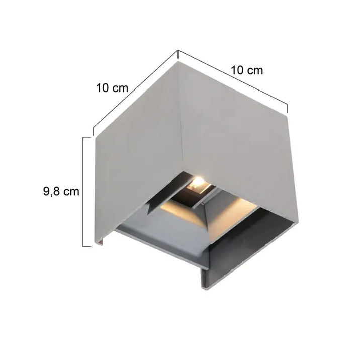 Liadomo Wandleuchte Maro LED Wandlampe Leuchte Lampe LED-Leuchte Schwarz
