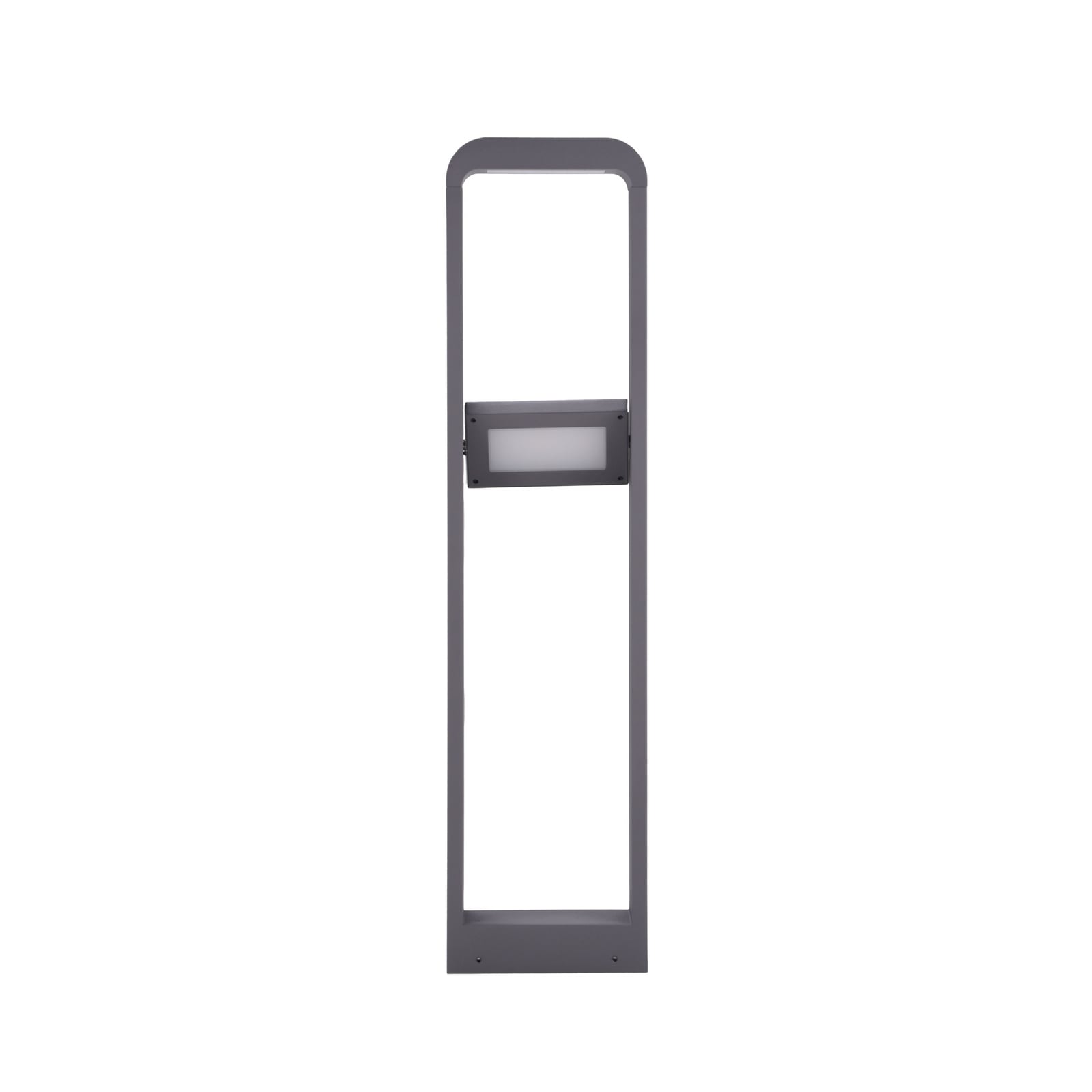 Lindby Wegeleuchte Gartenlampe LED Darko Aluminium dunkelgrau IP54 Außenbeleucht - 4251911752014