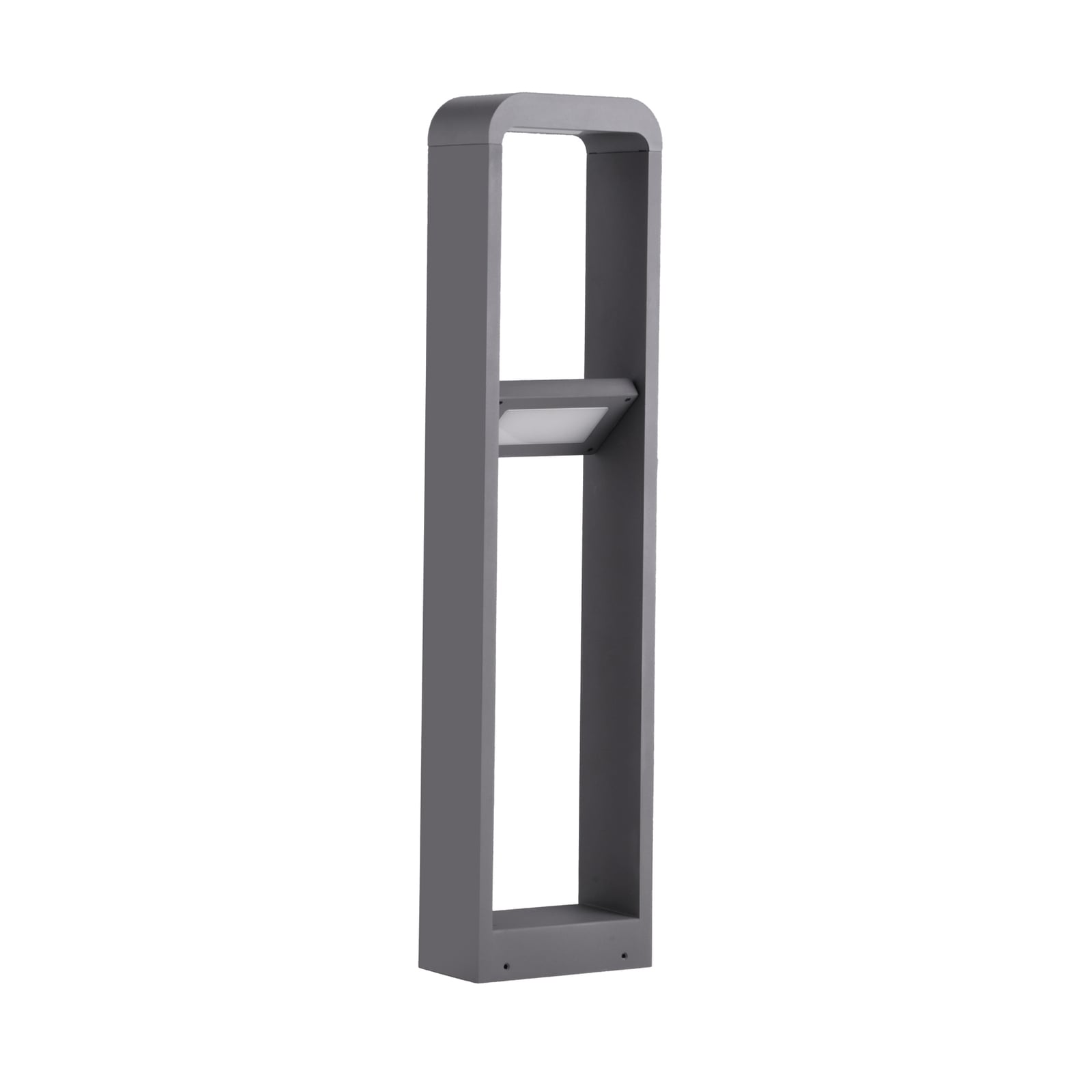 Lindby Wegeleuchte Gartenlampe LED Darko Aluminium dunkelgrau IP54 Außenbeleucht - 4251911752014