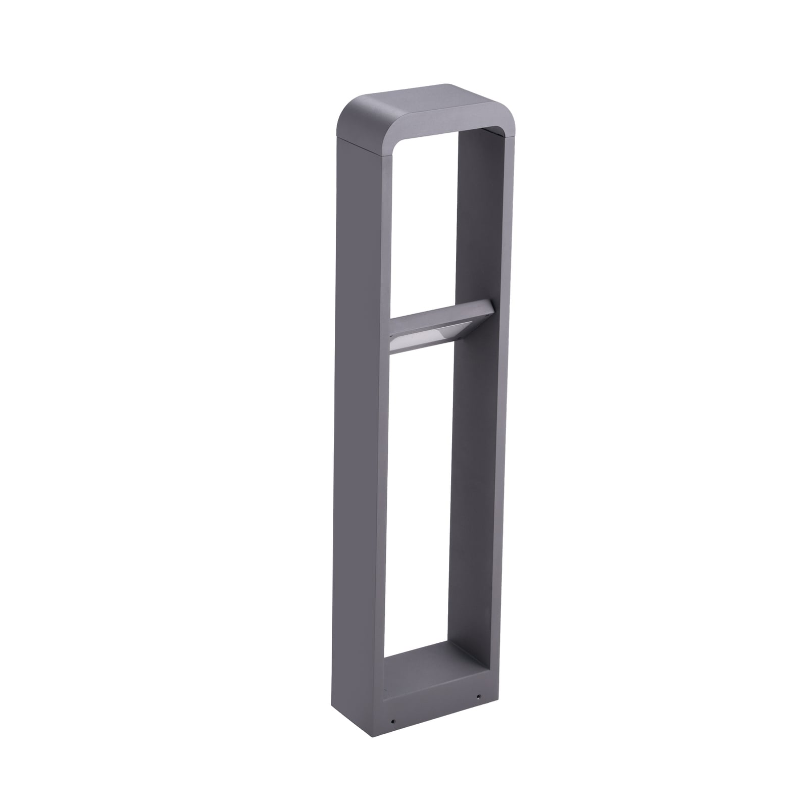 Lindby Wegeleuchte Gartenlampe LED Darko Aluminium dunkelgrau IP54 Außenbeleucht - 4251911752014