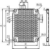 Schneider Electric NSYMR86 800mmx600mm Stahl Perforierte Montageplatte