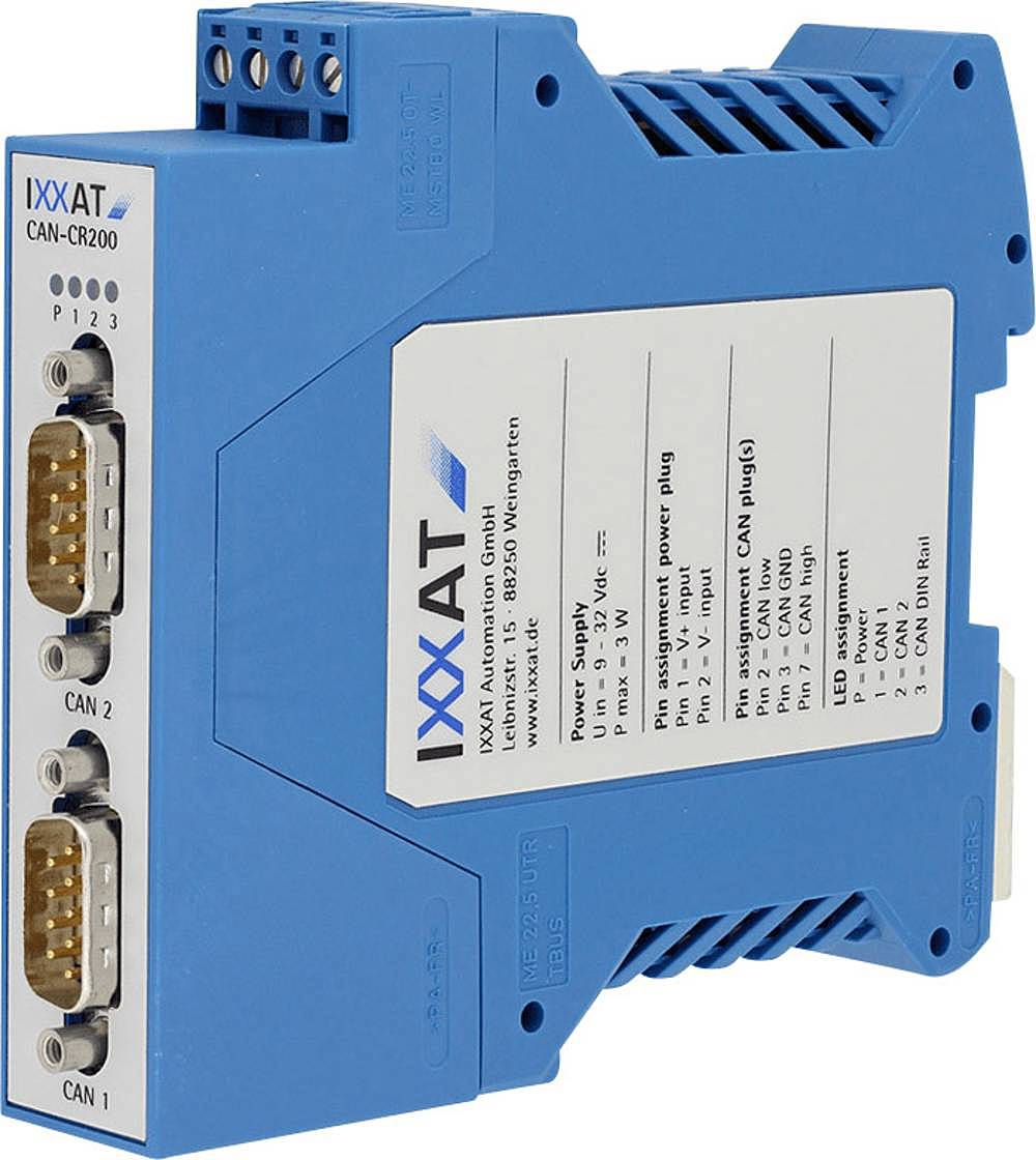 Ixxat Can Repeater Cr 200 1.01.0067.44010 Betriebsspannung 12 V/Dc 24 V/Dc Iso B-Ware