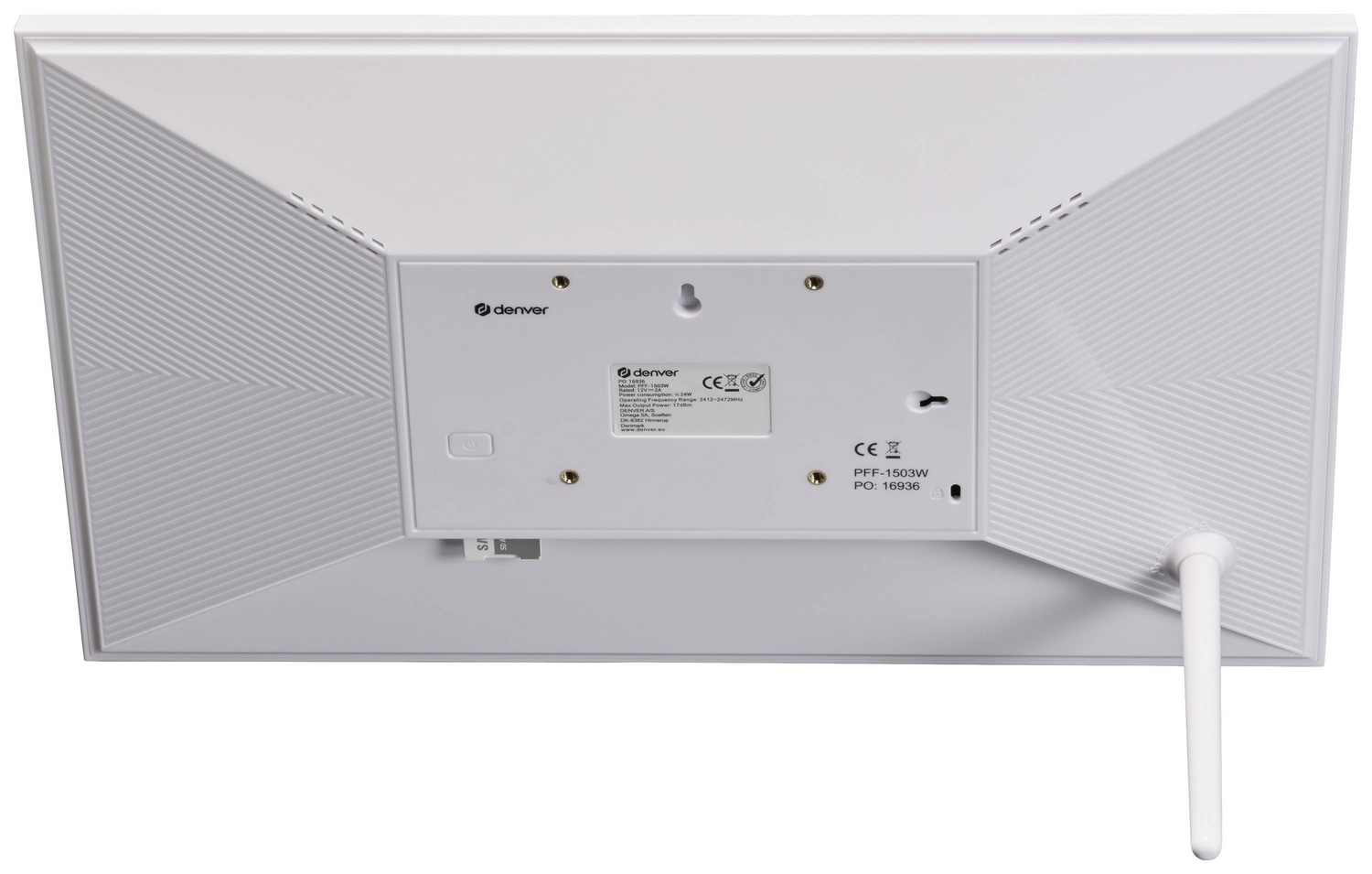 B-Ware Denver Pff1503w Digitaler Wi Fi Bilderrahmen Bilderrahmen Rahmen 39.6cm 15.6 Z812