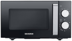 B-Ware Severin Mw 7761 Mikrowelle Schwarz Edelstahl 800 W Küchengerät Mikrowellen Gerät