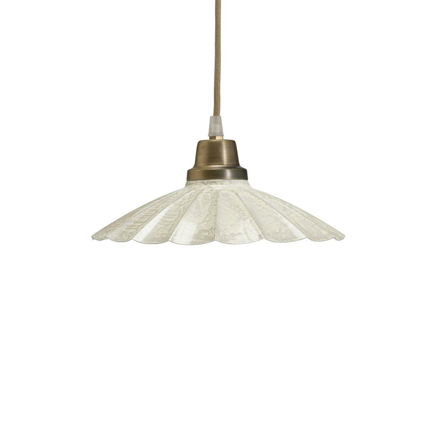 B-Ware Pr Home Hängeleuchte Ester Offwhite ø 24 Cm Eisen Stecker Deckenlampe Lampe Spot