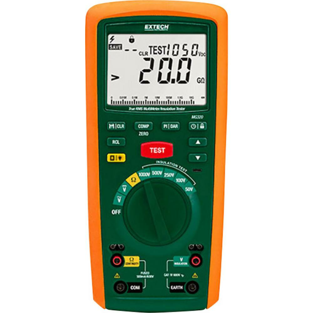 Extech MG320 Isolationsmessgerät Isolationsprüfer Multimeter CAT IV 600 Prüfer