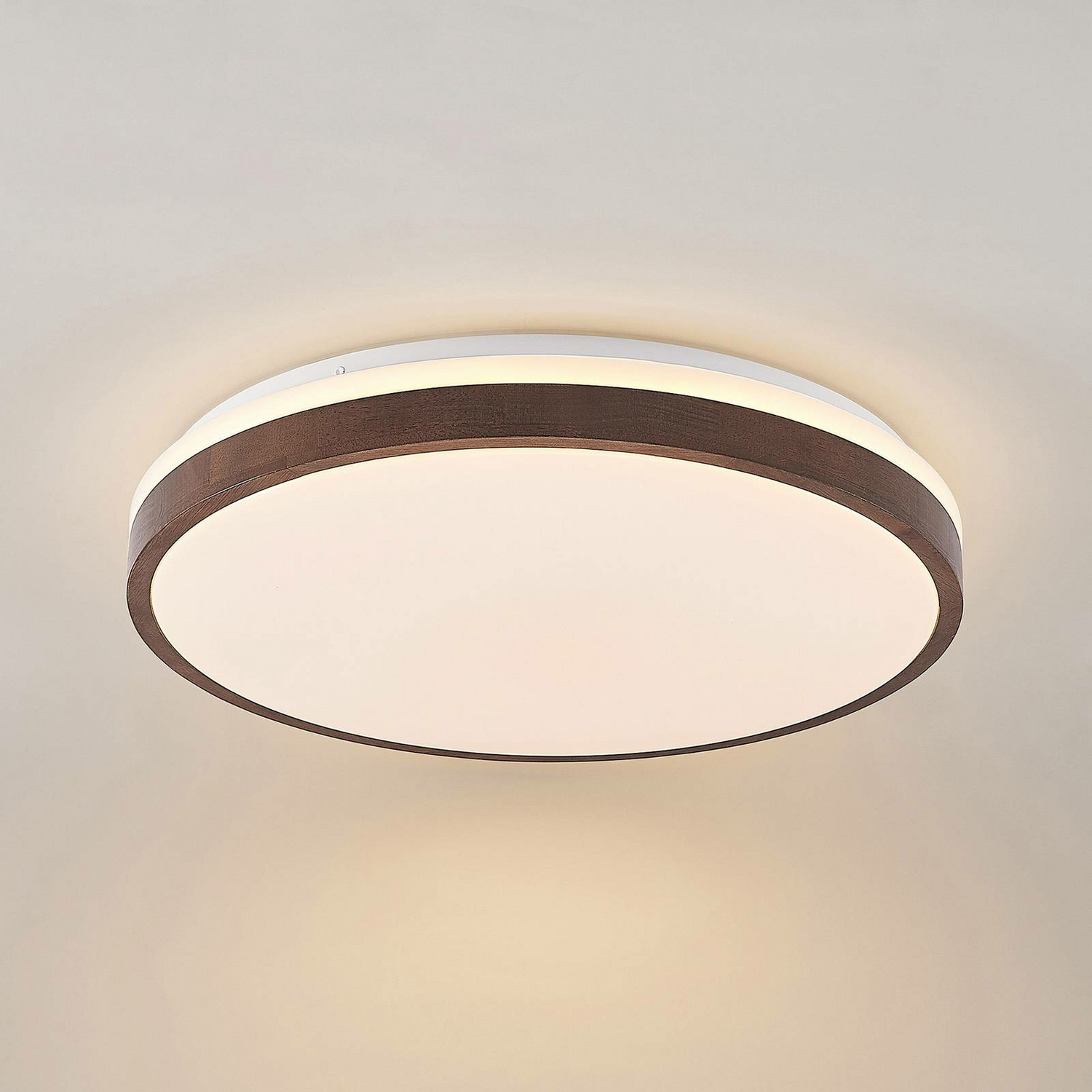 Plafonnier LED Lindby Hudsona, lampe de plafond, lampe, éclairage de salon, intensité variable, produit de seconde main 