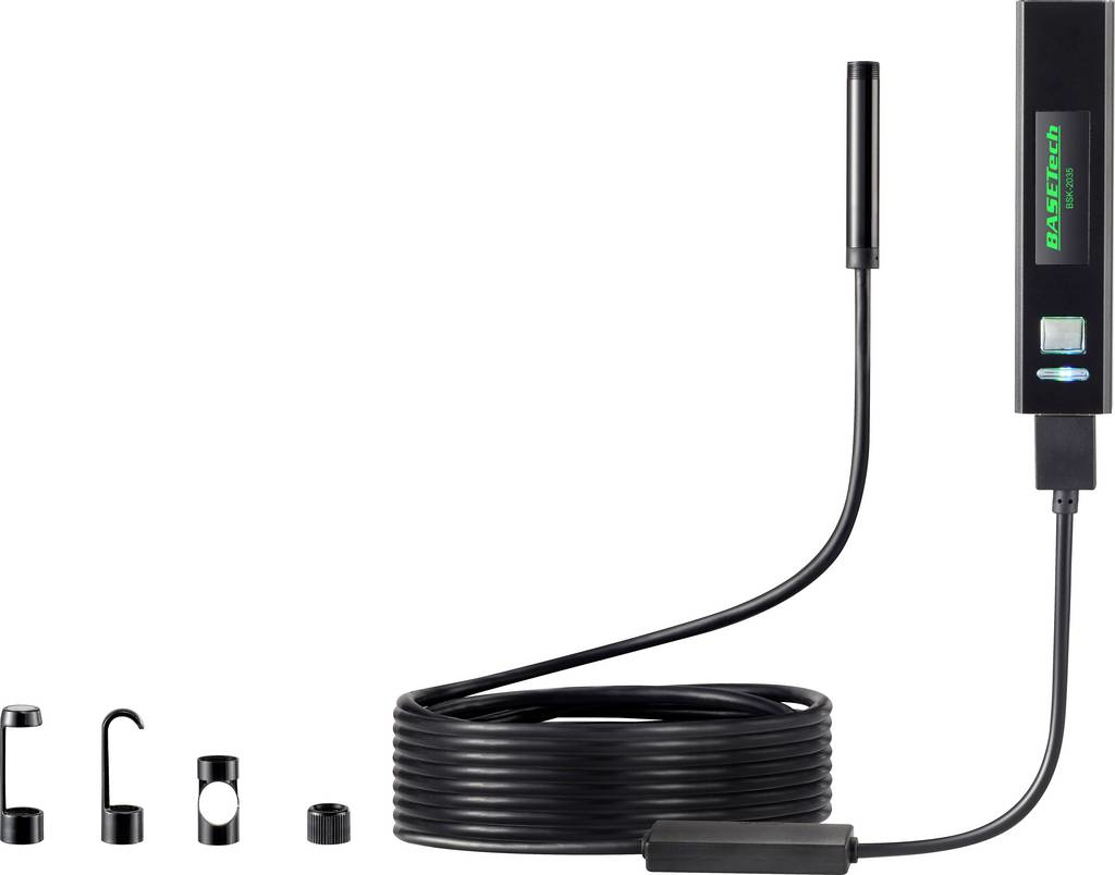 B-Ware Basetech Bsk 2035 Endoskop Sonden ø: 8mm Sonden Länge: 3.5m Prüfgerät Testge405