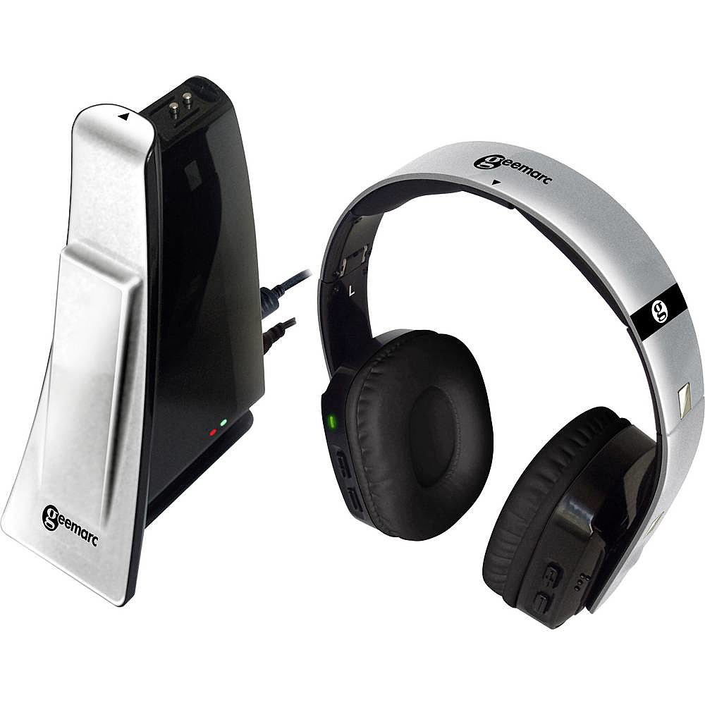 Écouteurs intra-auriculaires sans fil Geemarc CL7400 Opti pour TV, casque supra-auriculaire léger Sil956 (produit d'occasion).
