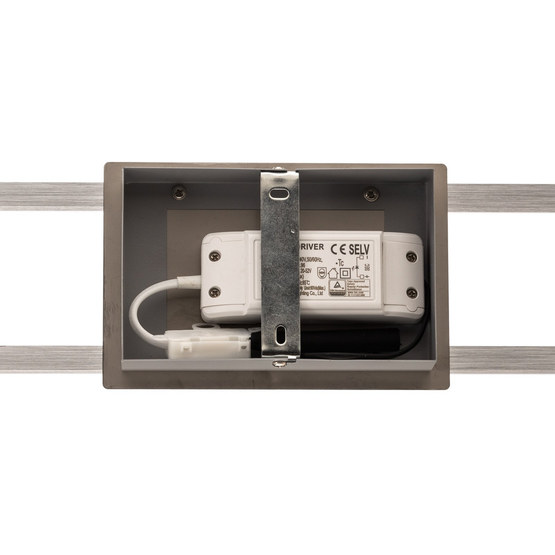 Briloner Deckenlampe Frame Deckenlampe Lampe 3 Stufig Dimmbar Alu 110 X 12 Cm B-Ware