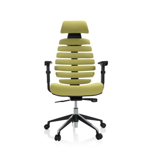 hjh OFFICE Bürostuhl Drehstuhl Chefsessel ERGO LINE II PRO Stoff grün SIEHE TEXT - 4064323013600