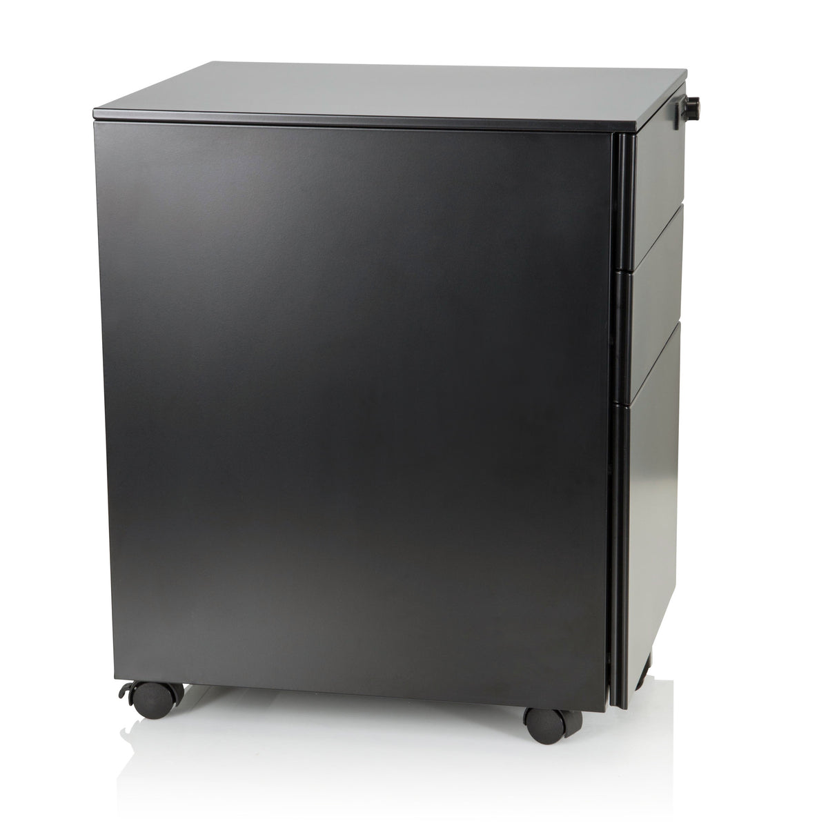 hjh OFFICE Rollcontainer COLOR OS I Schrank Metall schwarz Zahlenschloss Büro - 4064323014881