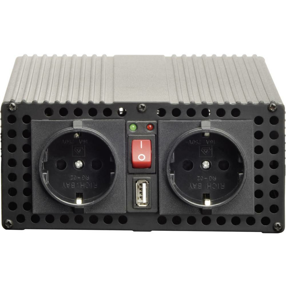 B-Ware Voltcraft Wechselrichter Msw 1200 24 G 1200 W 24 V/Dc 230 V/Ac Deutsche Ausführung