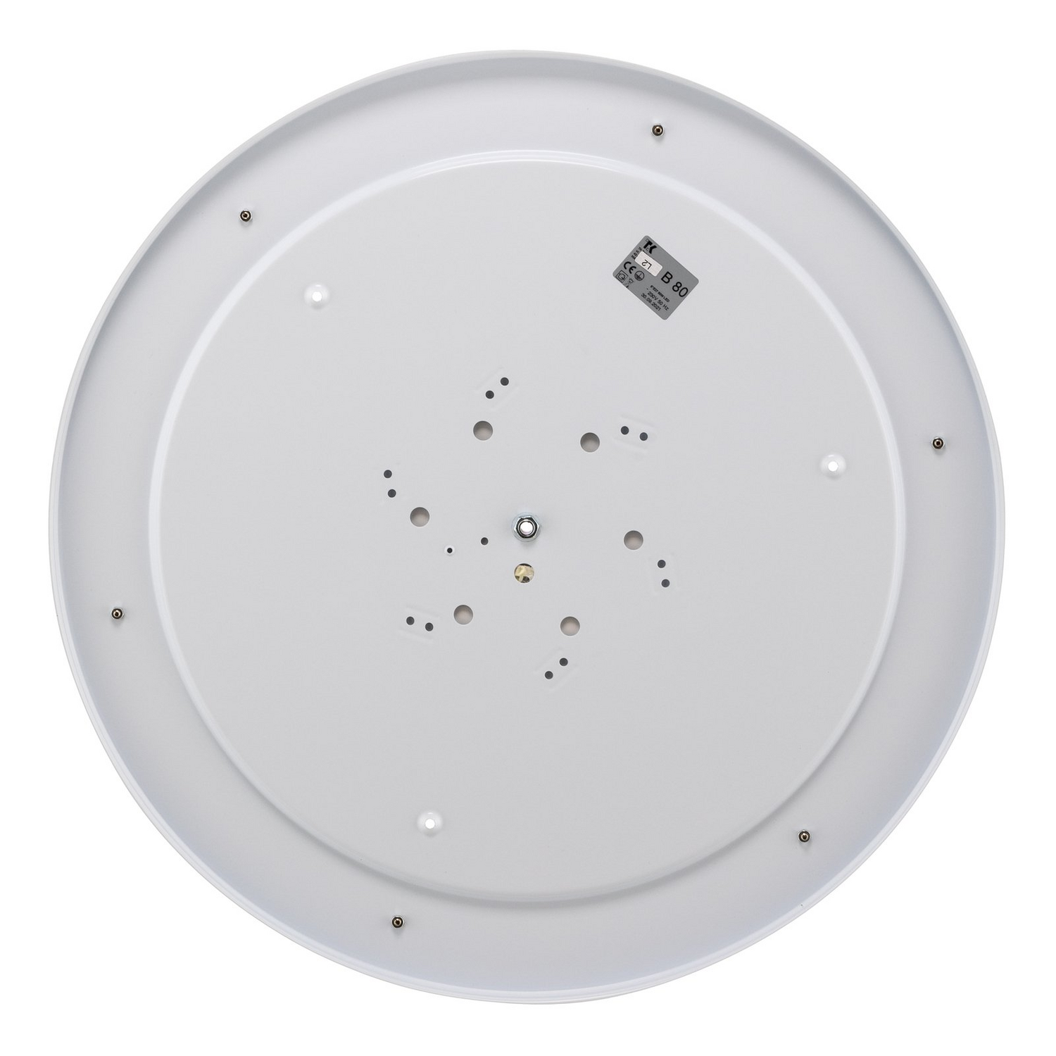 B-Ware Euluna Deckenlampe Deckenlicht Lampe Leuchte Hängeleuchte Rondo Weiß ø 80cm 404