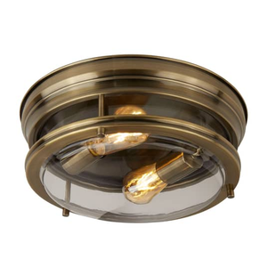 B-Ware Searchlight Deckenlampe Edinburgh Deckenleuchte Hängelampe Lampe E27 Altmessing