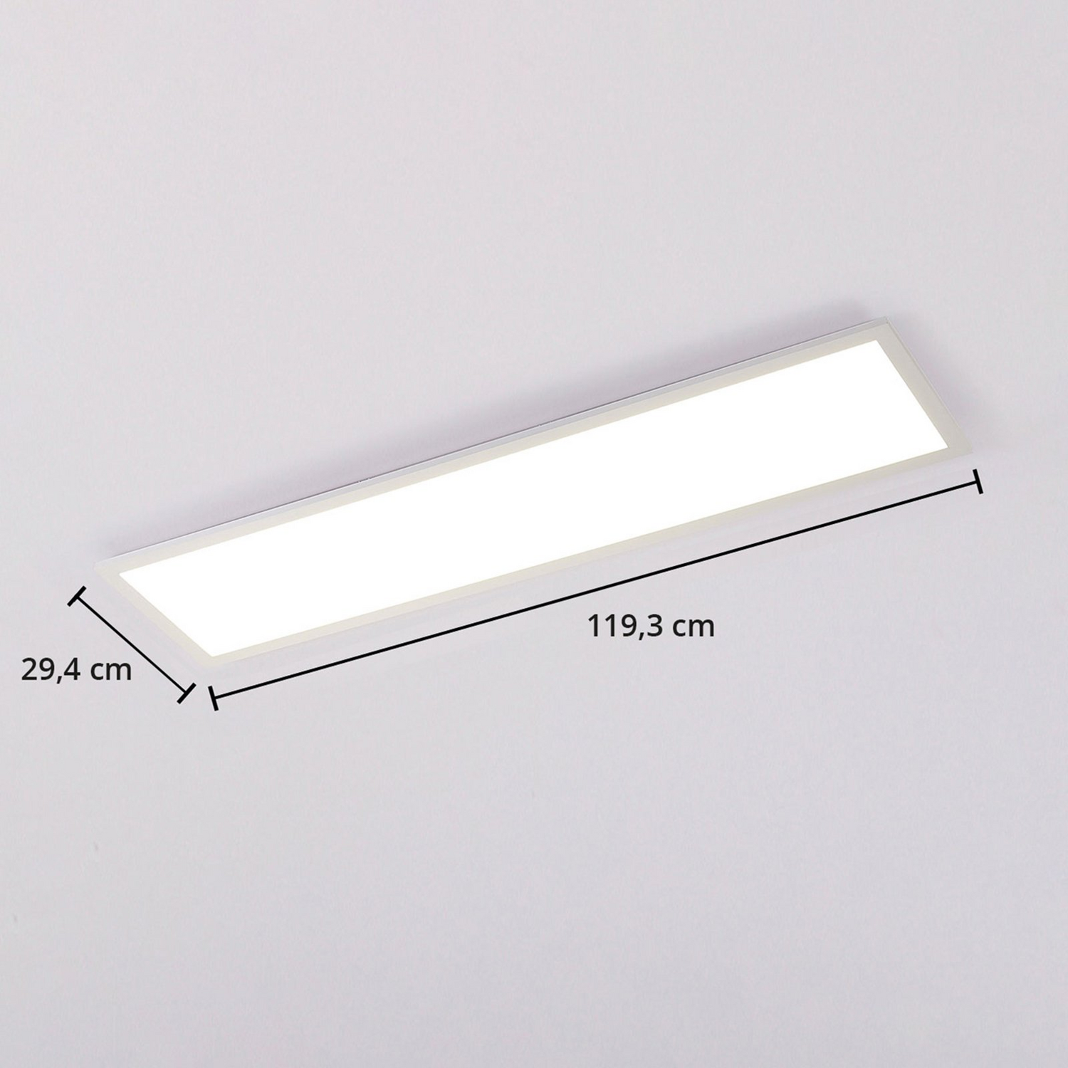 Arcchio Lysander Led Panel Deckenlampe Leuchte Lampe Cct 119cm 58 W Weiß Ip20 993 B-Ware - 4251096540857
