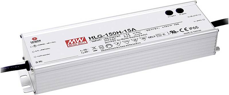 Alimentation à découpage LED Mean Well HLG-150H-24 150 W 6,3 A 12-24 V CC