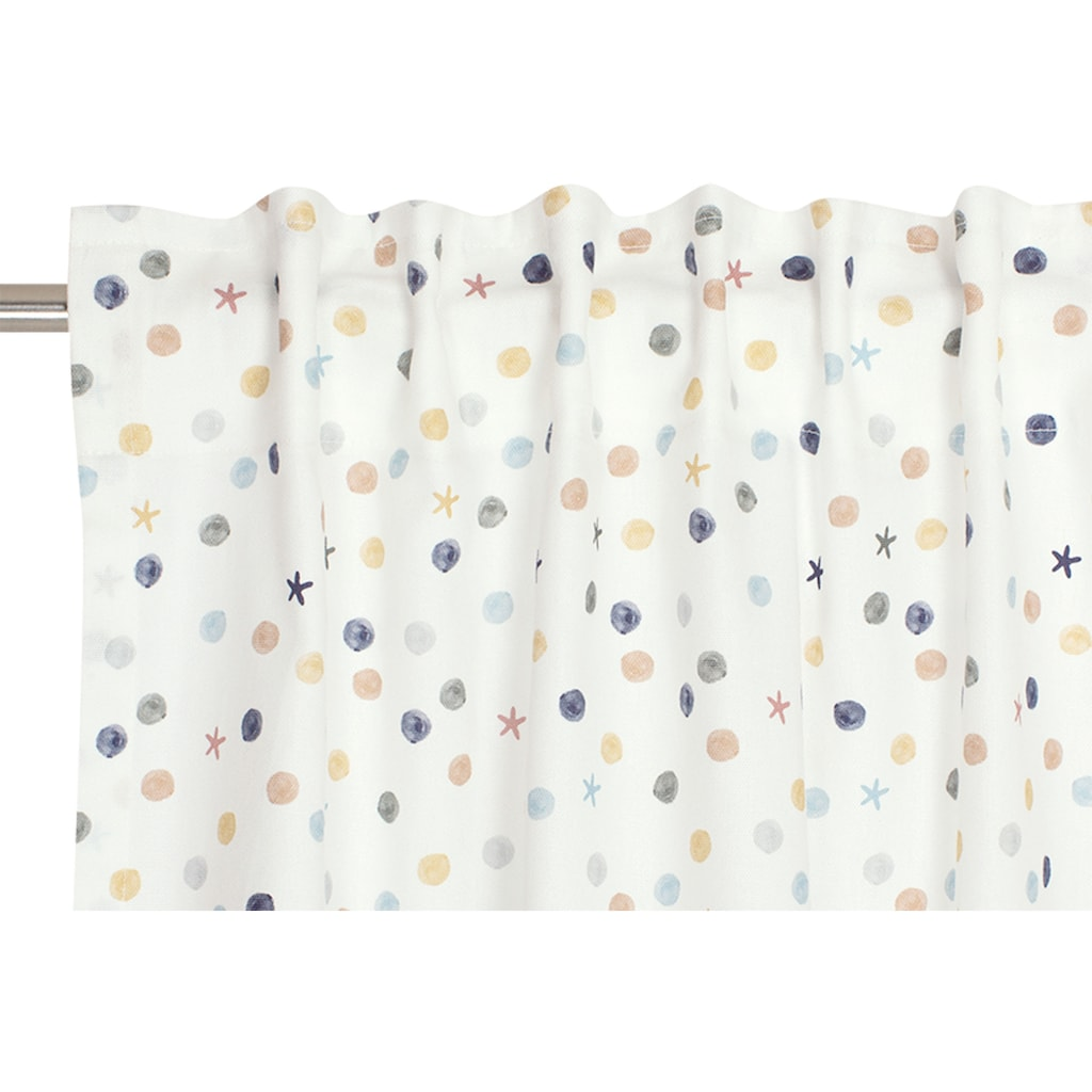 Esprit Vorhang Little Dotty Baumwolle Gardine Store 130 x 250 cm blickdicht