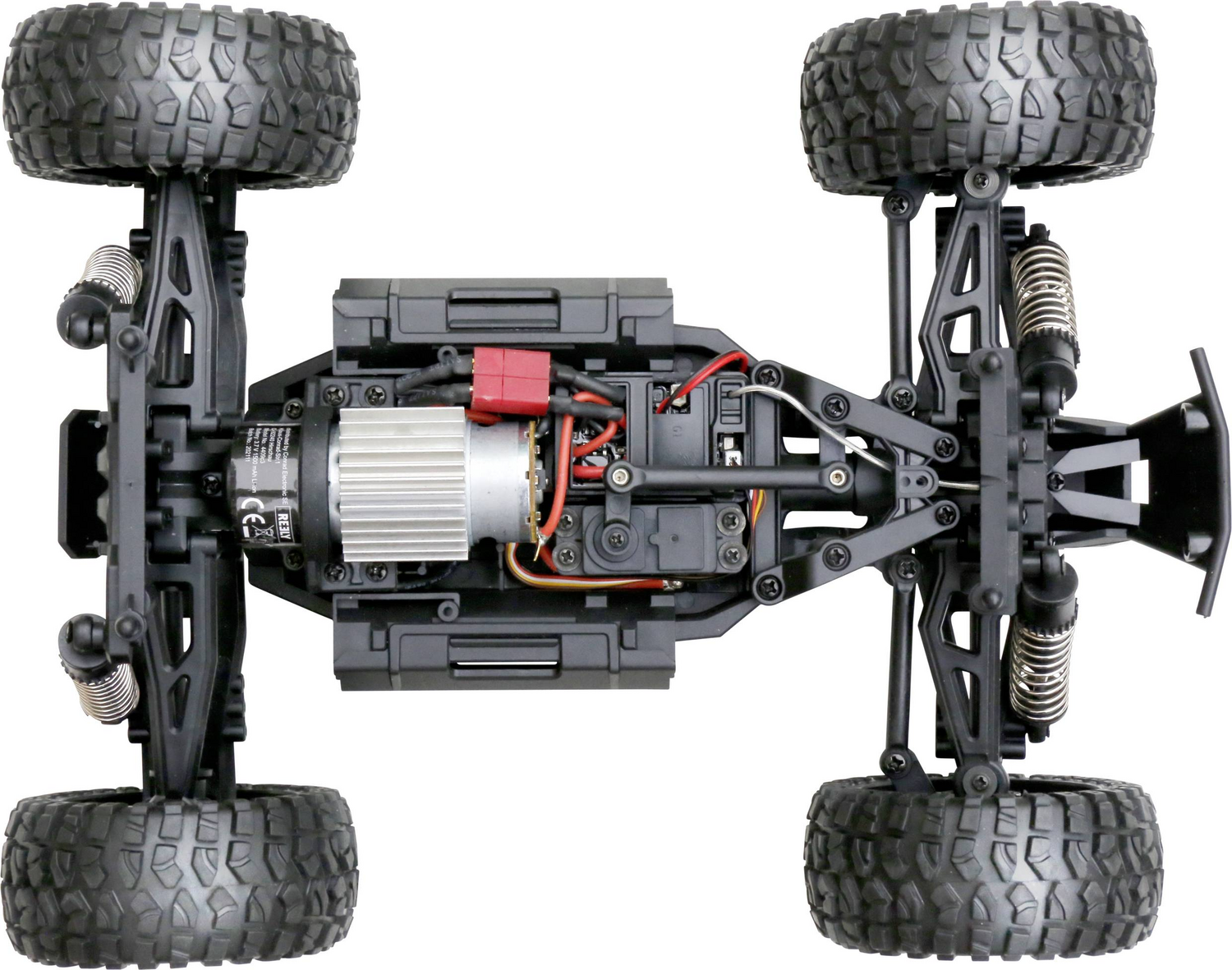 B-Ware Reely Raw Orange Brushed 1:14 Rc Modellauto Elektro Monstertruck Allradantrieb