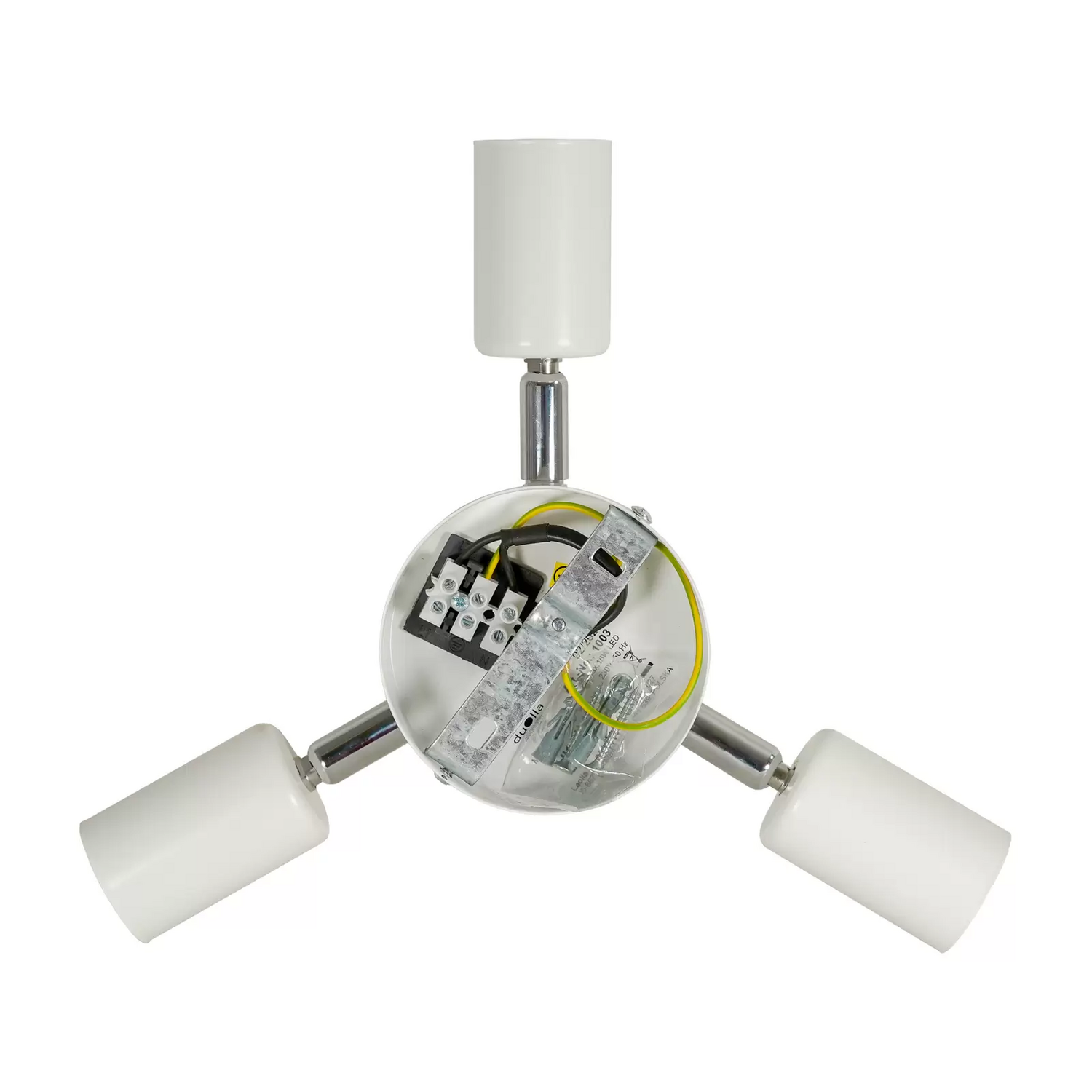 B-Ware Euluna Deckenleuchte Boho Jute Naturbraun Weiß ø 60 Cm Deckenlampe Lampe Leuchte