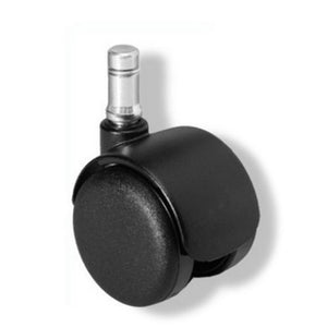 B-Ware hjh OFFICE 5x ROLO FIX 10mm/50mm Hartböden Stuhlrollen Lenkrollen Ersatzrollen
