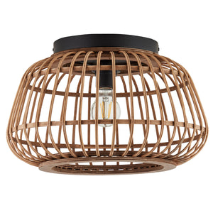 B-Ware mokebo Deckenlampe Die Natürliche Deckenlampe Holzlampe Lampe 40x24,5 cm Holz