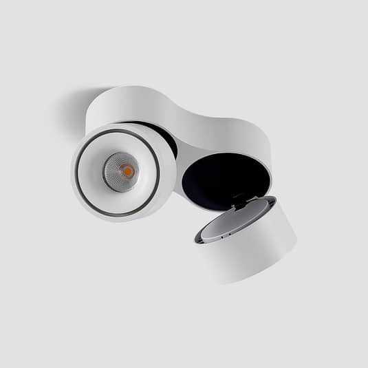 B-Ware Arcchio Deckenstrahler Spot Led Weiß Rotari Aluminium Lampe Warmweiß Dimmbar
