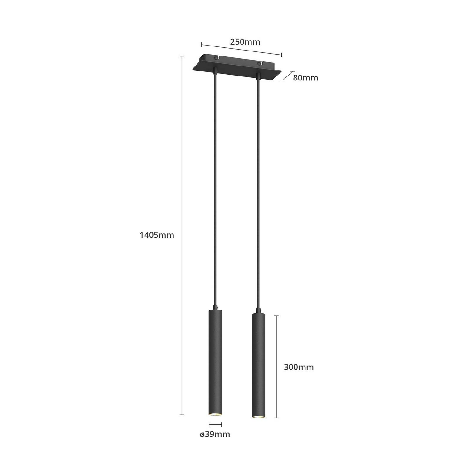B-Ware Arcchio Franka Led Pendelleuchte Hängeleuchte Deckenlampe Licht Lampe 2 Flammig