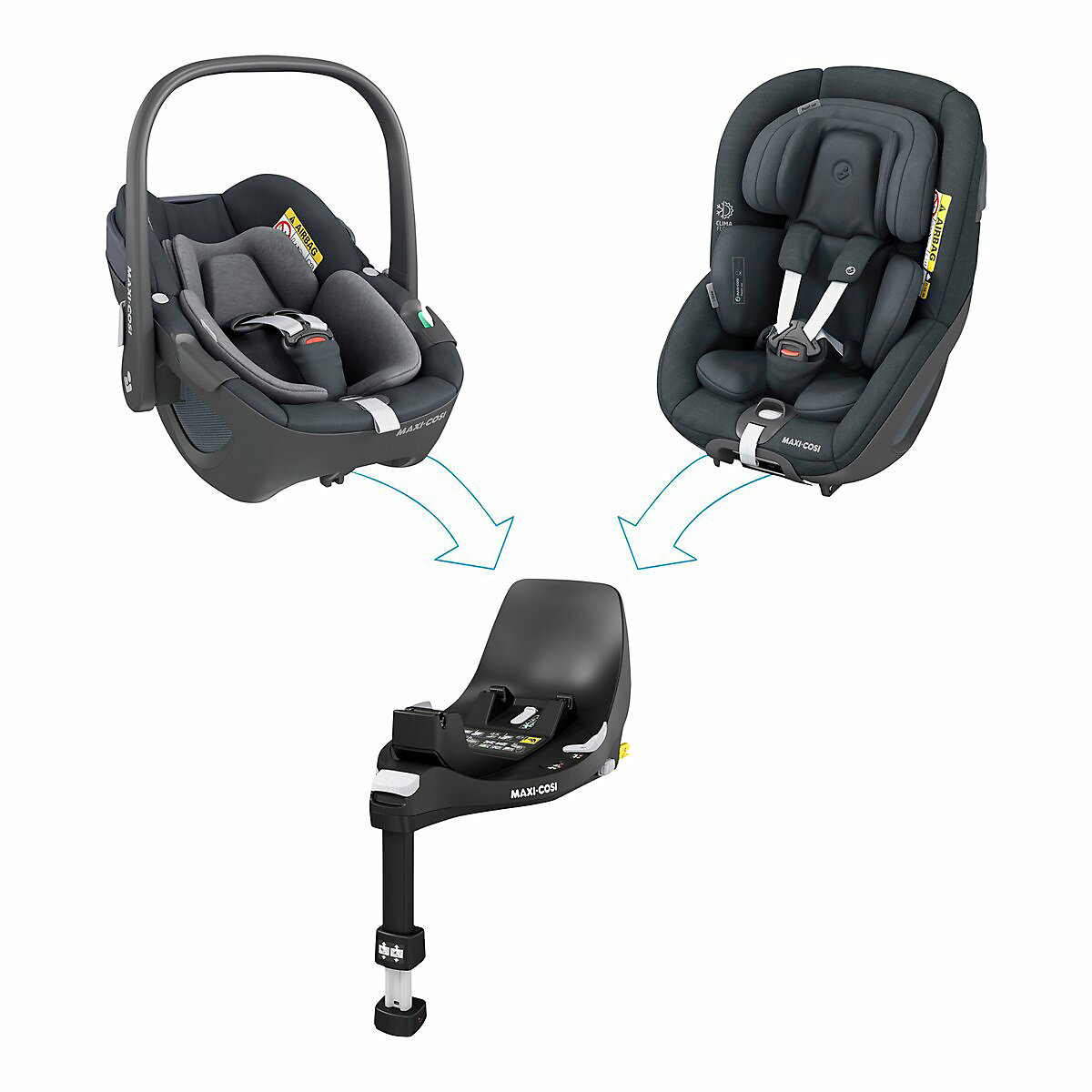 Adaptateur Maxi Cosi Family Fix 360 I Size pour siège auto enfant - Accessoires pour siège auto bébé - Produit d'occasion