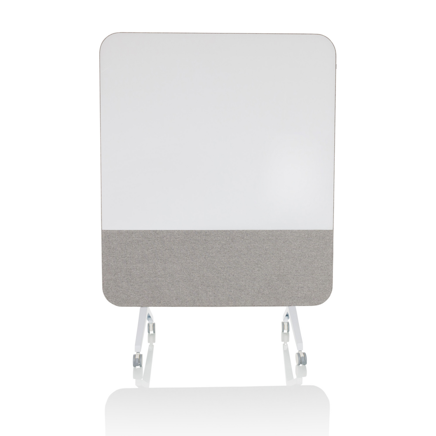 B-Ware Hjh Office Vision Board Akustikwand Whiteboard Grau Textil Trennwand845 - 4064323036012